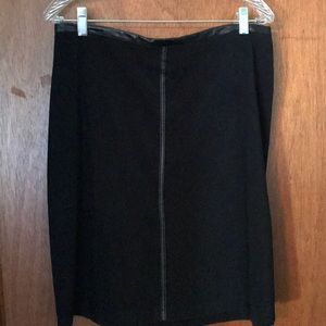 David Paul of new York suede skirt